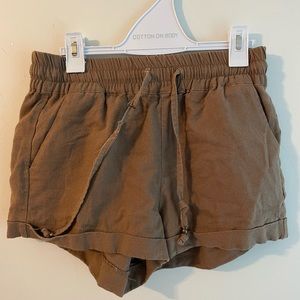 Brown Boho Shorts